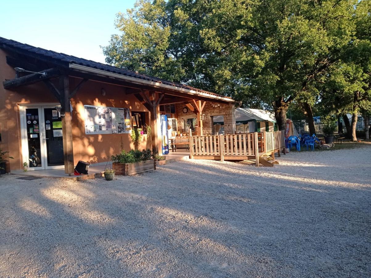 Camping Le Bel Air Mobil Home Le Palmier 4 Personnes Limogne-en-Quercy Esterno foto