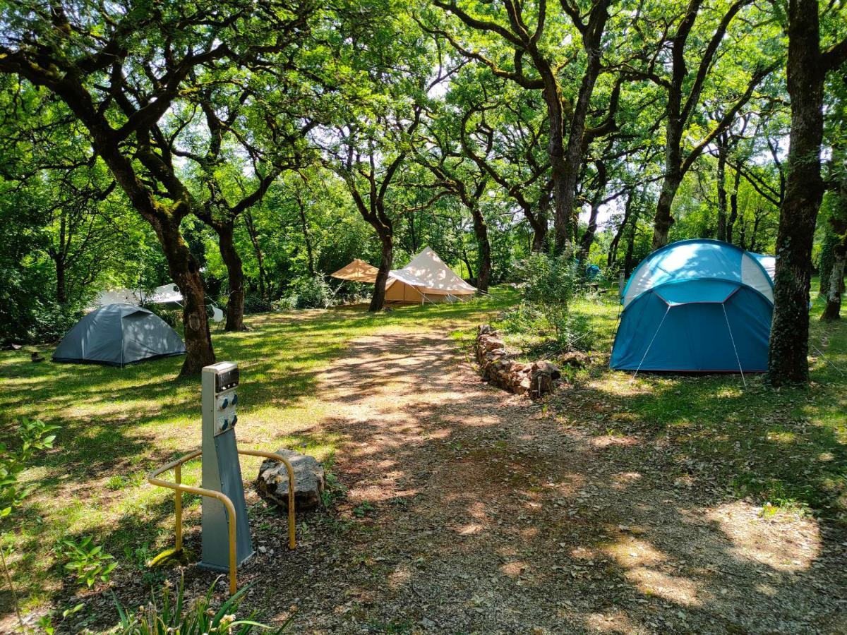 Camping Le Bel Air Mobil Home Le Palmier 4 Personnes Limogne-en-Quercy Esterno foto